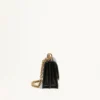 Petit sac à bandoulière Valentino Garavani Vain en cuir de veau brillant Petit sac à bandoulière Valentino Garavani Vain en cuir de veau brillant