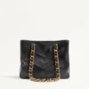 Petit sac cabas Valentino Garavani Laseine en cuir nappa à motif chevron Petit sac cabas Valentino Garavani Laseine en cuir nappa à motif chevron