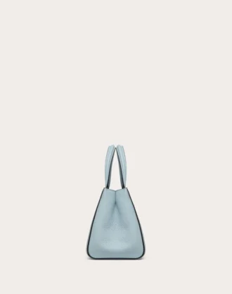 Petit sac à main Valentino Garavani Alltime en cuir de veau grainé