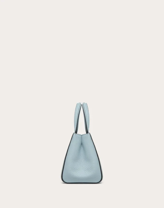 Petit sac à main Valentino Garavani Alltime en cuir de veau grainé Petit sac à main Valentino Garavani Alltime en cuir de veau grainé