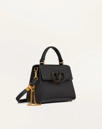 Petit sac à main Vsling en cuir de veau grainé