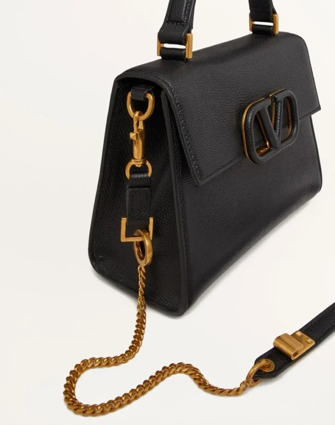 Petit sac à main Vsling en cuir de veau grainé Petit sac à main Vsling en cuir de veau grainé