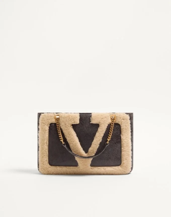Petit sac shopping en peau de mouton Valentino Garavani Viva Superstar Petit sac shopping en peau de mouton Valentino Garavani Viva Superstar