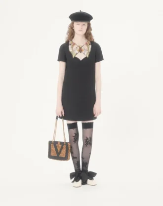 Petit sac shopping Valentino Garavani Viva Superstar en cuir de veau effet poney