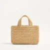 Petit sac shopping Valentino Garavani Viva Superstar en raphia Petit sac shopping Valentino Garavani Viva Superstar en raphia