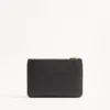 Pochette en cuir de veau grainé Vlogo Signature Pochette en cuir de veau grainé Vlogo Signature