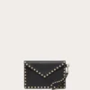 Pochette Rockstud en cuir de veau grainé Pochette Rockstud en cuir de veau grainé