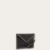 Pochette Rockstud en cuir de veau grainé Pochette Rockstud en cuir de veau grainé