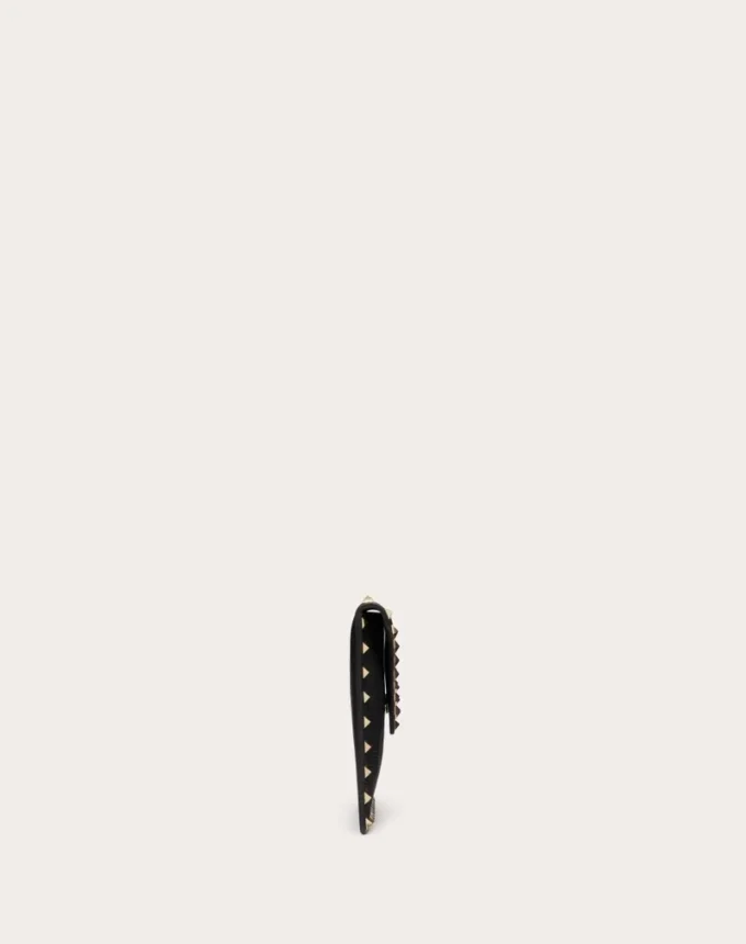 Pochette Rockstud en cuir de veau grainé Pochette Rockstud en cuir de veau grainé