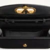 Pochette Valentino Garavani Vain en cuir de veau brillant Pochette Valentino Garavani Vain en cuir de veau brillant