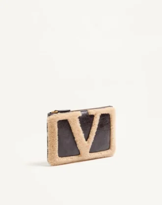 Pochette Valentino Garavani Viva Superstar en peau de mouton Pochette Valentino Garavani Viva Superstar en peau de mouton