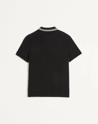 Polo en coton piqué avec patch Vlogo