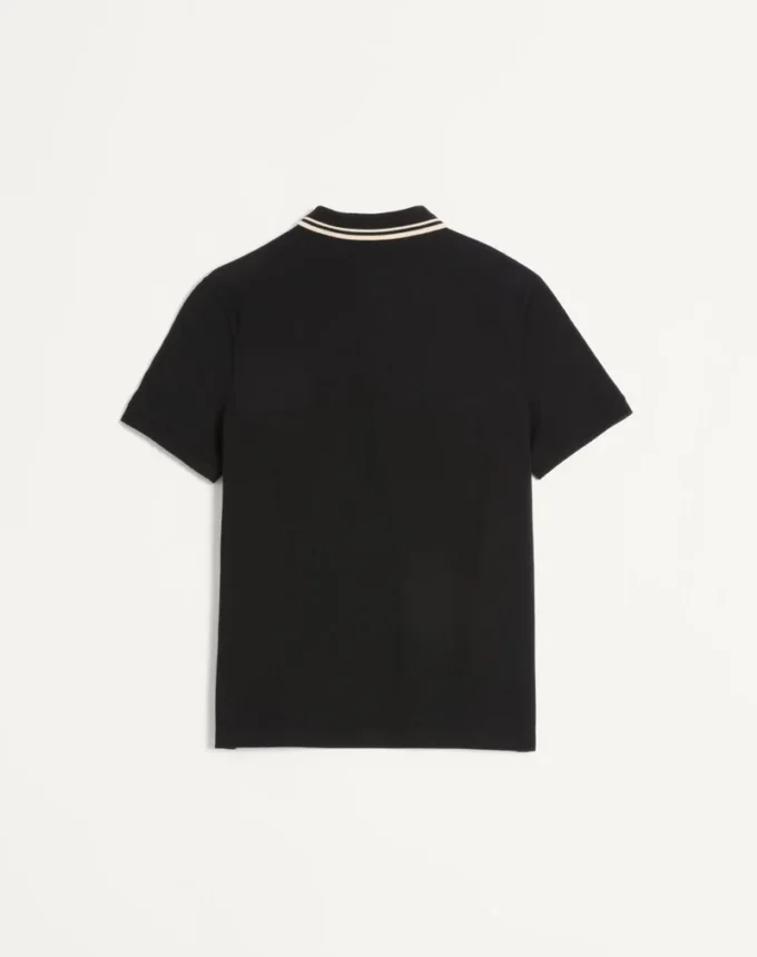 Polo en coton piqué avec patch Vlogo Polo en coton piqué avec patch Vlogo