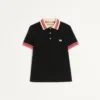 Polo en coton piqué avec patch Vlogo Polo en coton piqué avec patch Vlogo