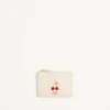 Porte-cartes Cherryfic en cuir de veau grainé Porte-cartes Cherryfic en cuir de veau grainé
