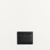 Porte-cartes Rockstud en cuir de veau grainé Porte-cartes Rockstud en cuir de veau grainé