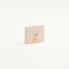 Porte-cartes Vlogo Signature Le Chat De La Maison en cuir de veau grainé Porte-cartes Vlogo Signature Le Chat De La Maison en cuir de veau grainé