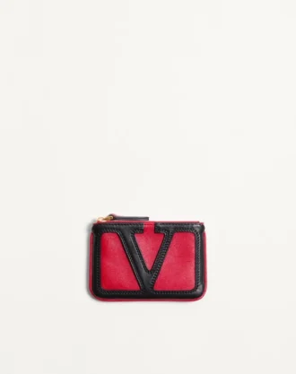 Porte-clés Valentino Garavani Viva Superstar en cuir nappa