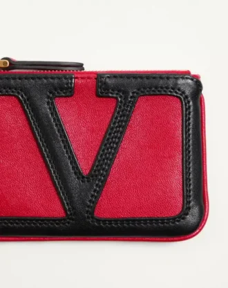 Porte-clés Valentino Garavani Viva Superstar en cuir nappa