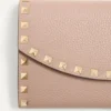 Portefeuille Rockstud avec chaîne en cuir de veau grainé Portefeuille Rockstud avec chaîne en cuir de veau grainé