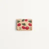Portefeuille Vlogo Signature Cherryfic en raphia jacquard Portefeuille Vlogo Signature Cherryfic en raphia jacquard