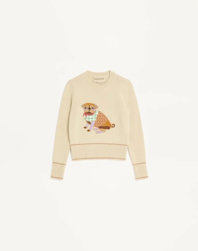 Pull brodé Le Chien De La Maison Pull brodé Le Chien De La Maison