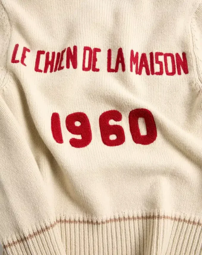 Pull brodé Le Chien De La Maison Pull brodé Le Chien De La Maison