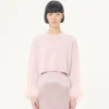 Pull en cachemire avec plumes Pull en cachemire avec plumes