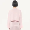 Pull en cachemire avec plumes Pull en cachemire avec plumes