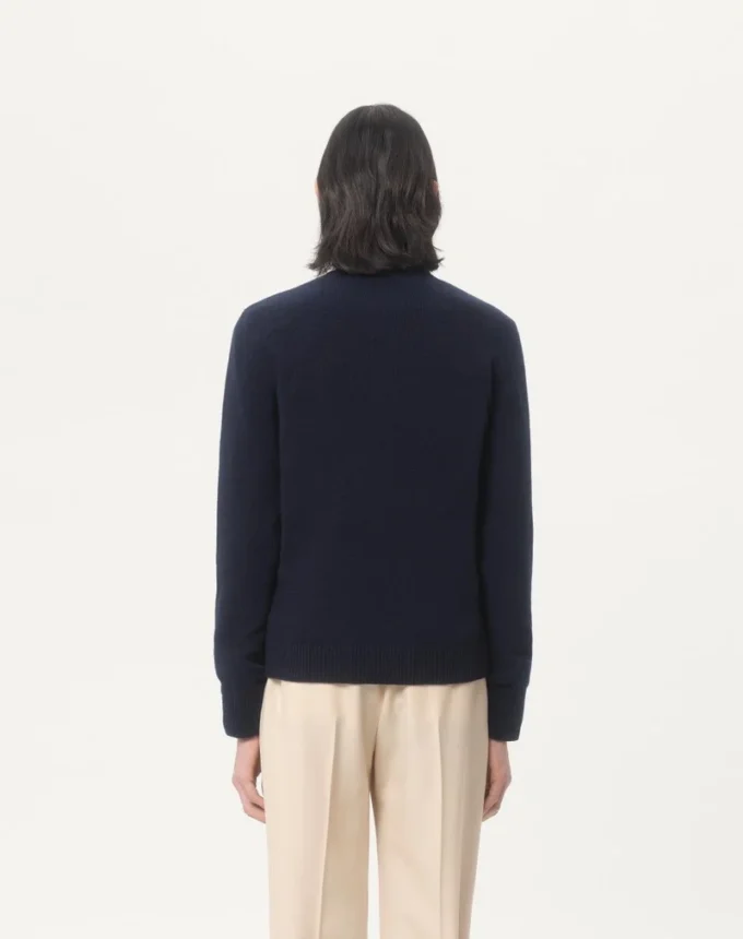 Pull en laine avec motif jacquard Chez Valentino Pull en laine avec motif jacquard Chez Valentino