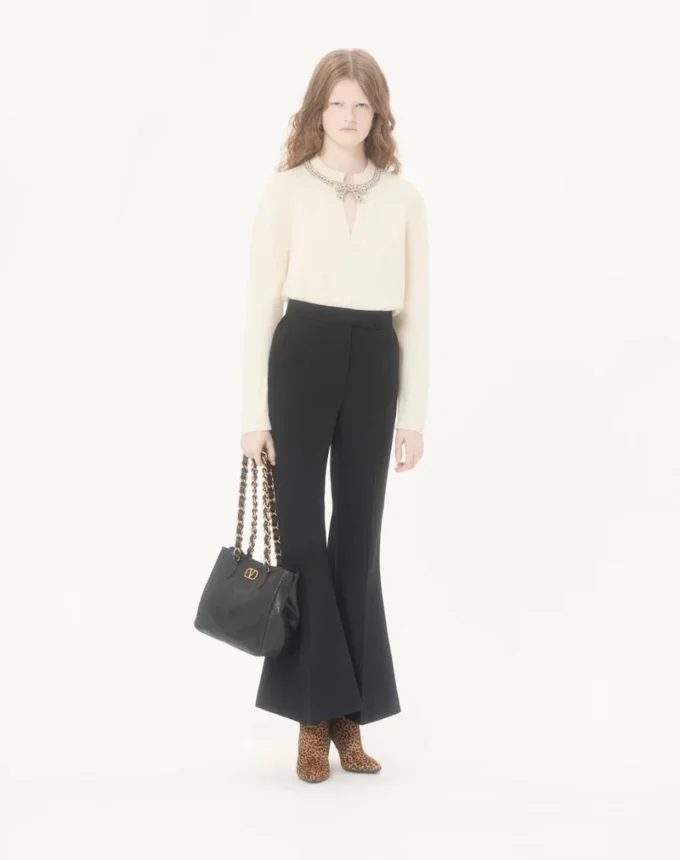Pull en laine brodé Pull en laine brodé
