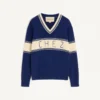 Pull en laine et coton avec motif jacquard Chez Valentino Pull en laine et coton avec motif jacquard Chez Valentino
