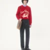 Pull en laine Valentino avec broderie Chez Valentino & Panther Pull en laine Valentino avec broderie Chez Valentino & Panther