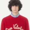 Pull en laine Valentino avec broderie Chez Valentino & Panther Pull en laine Valentino avec broderie Chez Valentino & Panther
