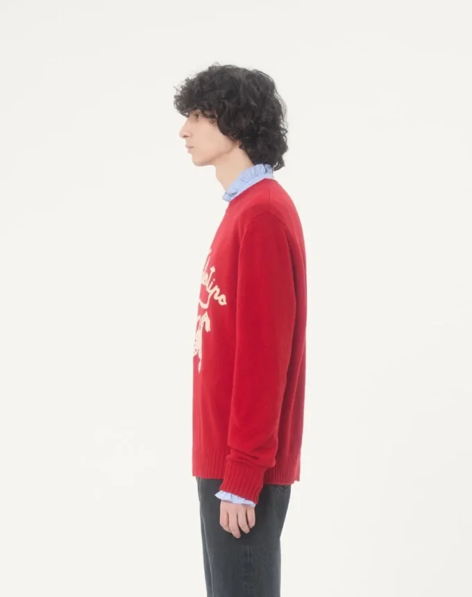 Pull en laine Valentino avec broderie Chez Valentino & Panther Pull en laine Valentino avec broderie Chez Valentino & Panther