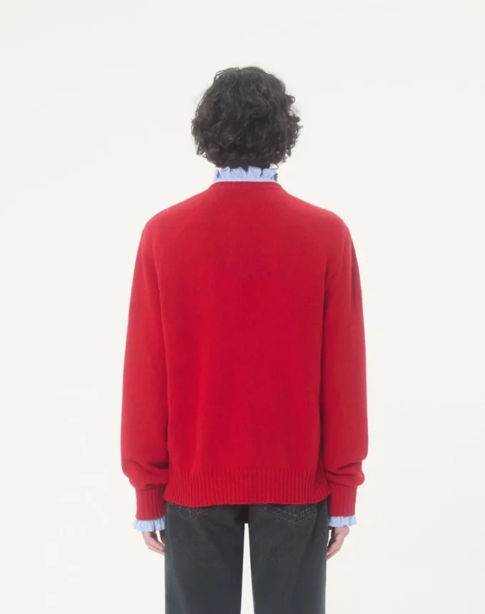 Pull en laine Valentino avec broderie Chez Valentino & Panther Pull en laine Valentino avec broderie Chez Valentino & Panther