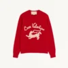 Pull en laine Valentino avec broderie Chez Valentino & Panther Pull en laine Valentino avec broderie Chez Valentino & Panther