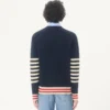 Pull en laine Valentino avec broderie VG Pull en laine Valentino avec broderie VG