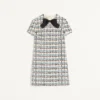 ROBE COURTE BRODÉE DE PAILLETTES EN TWEED ROBE COURTE BRODÉE DE PAILLETTES EN TWEED