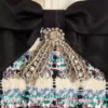 ROBE COURTE BRODÉE DE PAILLETTES EN TWEED ROBE COURTE BRODÉE DE PAILLETTES EN TWEED