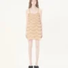 Robe courte brodée en tulle Illusione Robe courte brodée en tulle Illusione