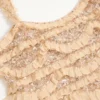 Robe courte brodée en tulle Illusione Robe courte brodée en tulle Illusione