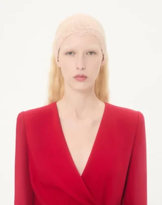 Robe courte Cady Couture avec nœud en faille