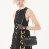 Robe courte en crêpe brodé Couture Robe courte en crêpe brodé Couture
