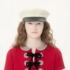 Robe courte en crêpe brodé Couture Robe courte en crêpe brodé Couture