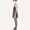 Robe courte en crêpe brodé Couture Robe courte en crêpe brodé Couture