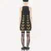 Robe courte en crêpe brodé Couture Robe courte en crêpe brodé Couture