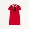 Robe courte en crêpe brodé Couture Robe courte en crêpe brodé Couture