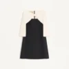 Robe courte en crêpe couture Robe courte en crêpe couture