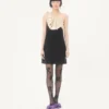 Robe courte en crêpe couture Robe courte en crêpe couture